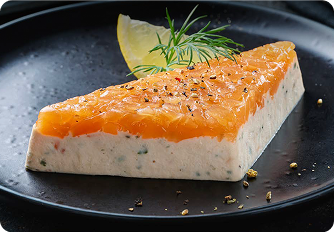 Smoked Salmon Terrine Triangle